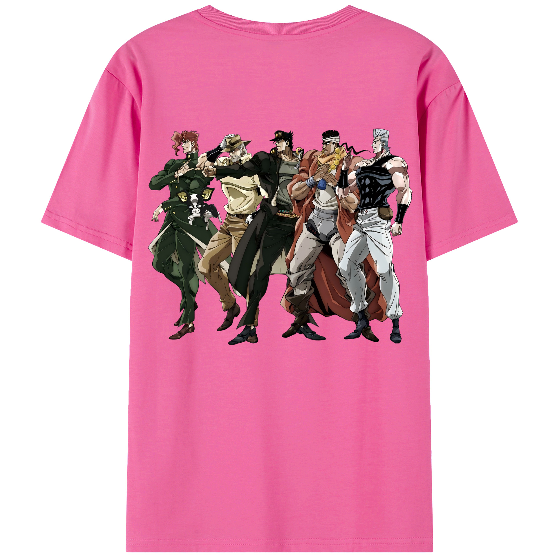 （画像用） ジョジョの奇妙な冒険 JoJo's Bizarre Adventure レディース半袖Tシャツ(バックプリント)